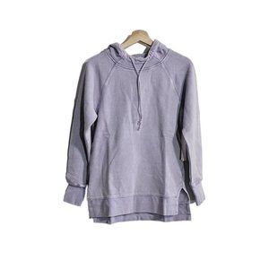 Womans Goodthreads Oversized Purple Hoodie Size XS Lavender NEW